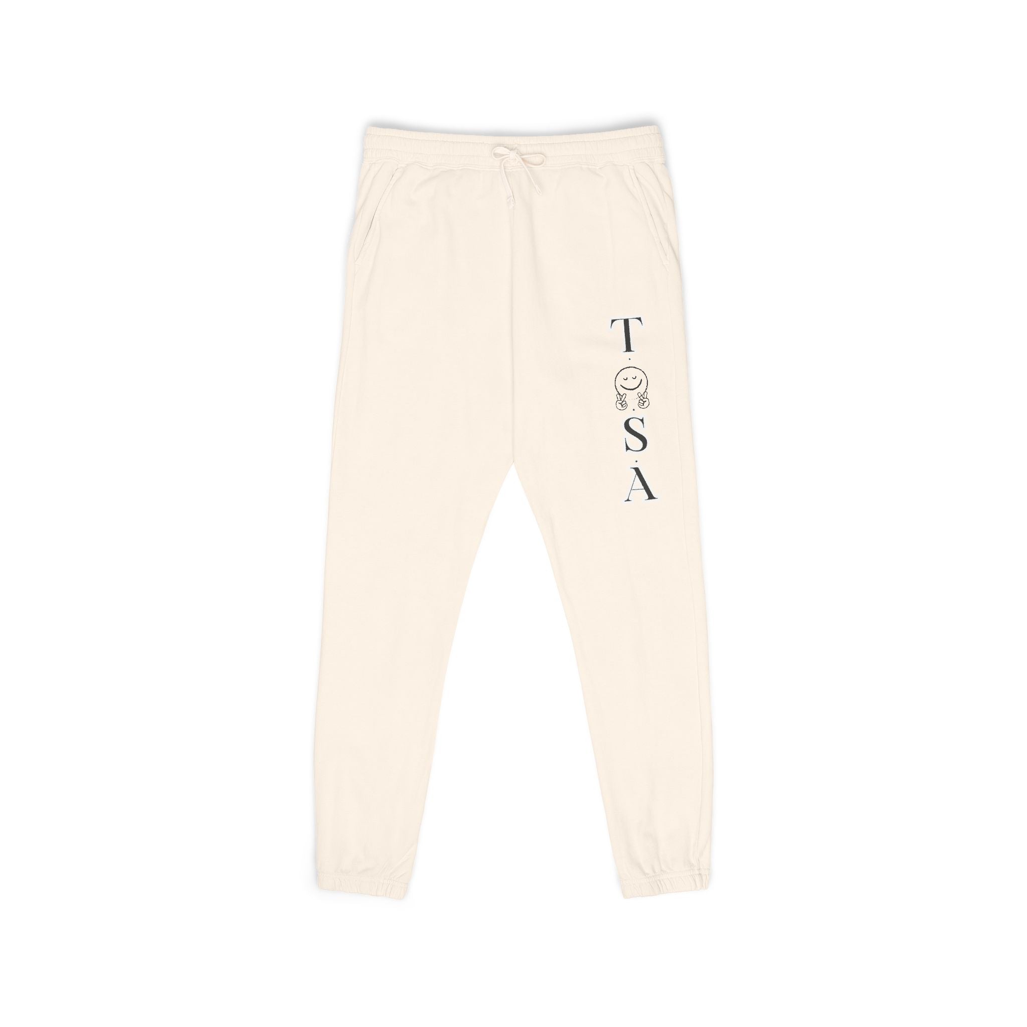 Women Garment-Dyed Fleece Sweatpants