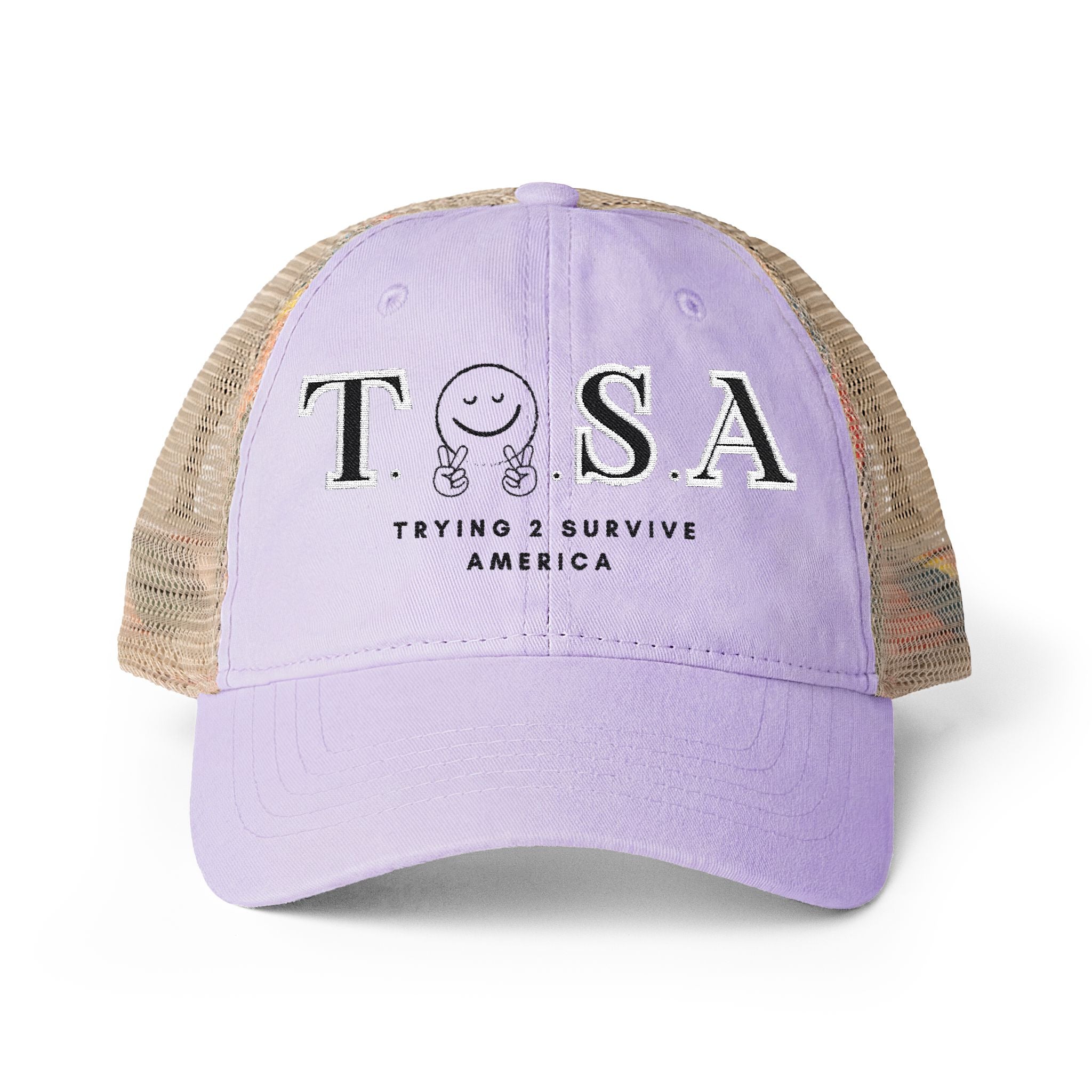Women's Washed Mesh-Back Cap