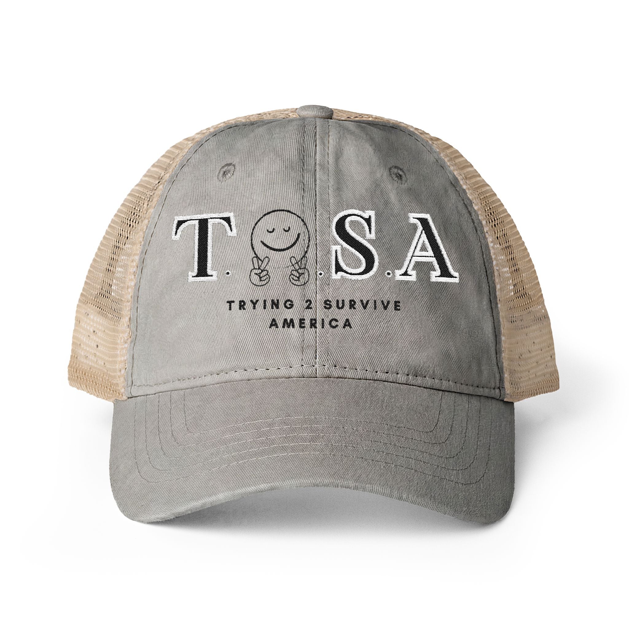Women's Washed Mesh-Back Cap