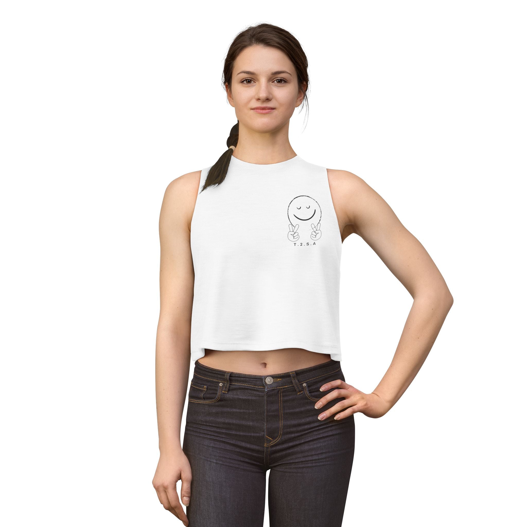 Crop Top Happy Logo
