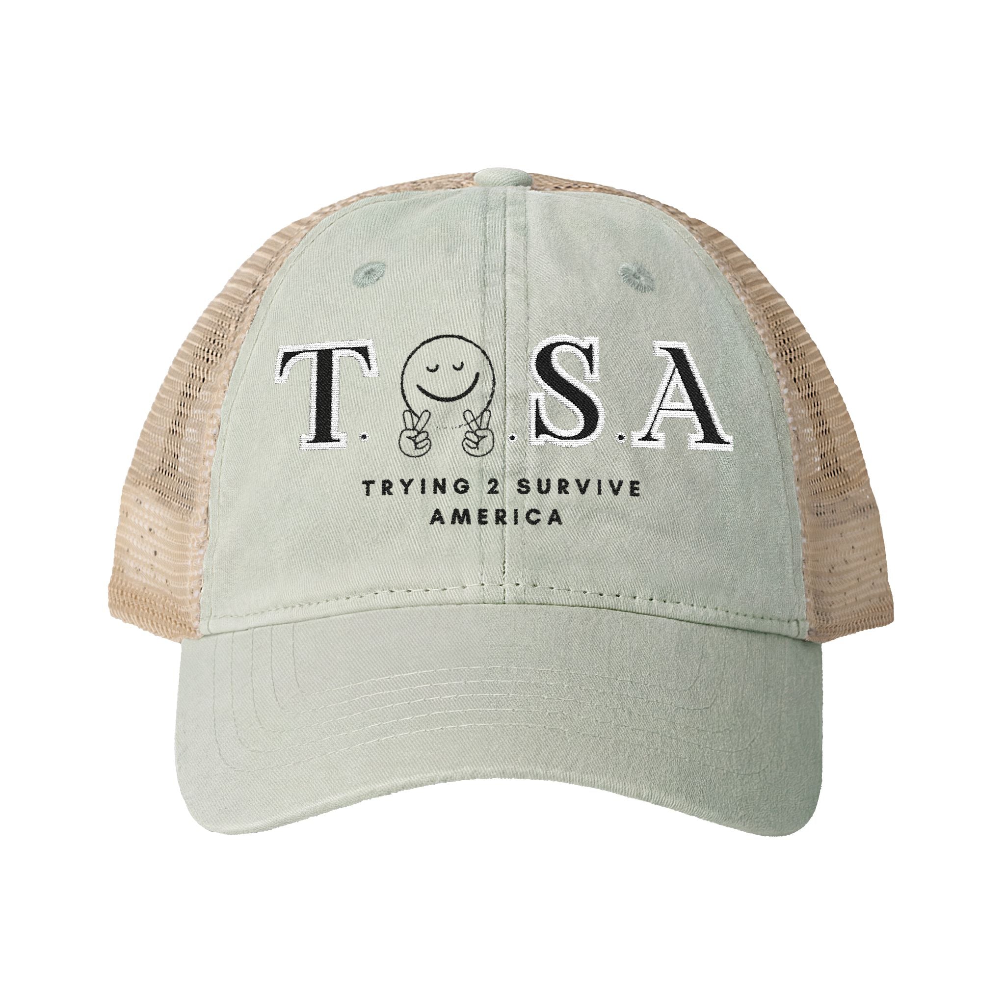 Women's Washed Mesh-Back Cap