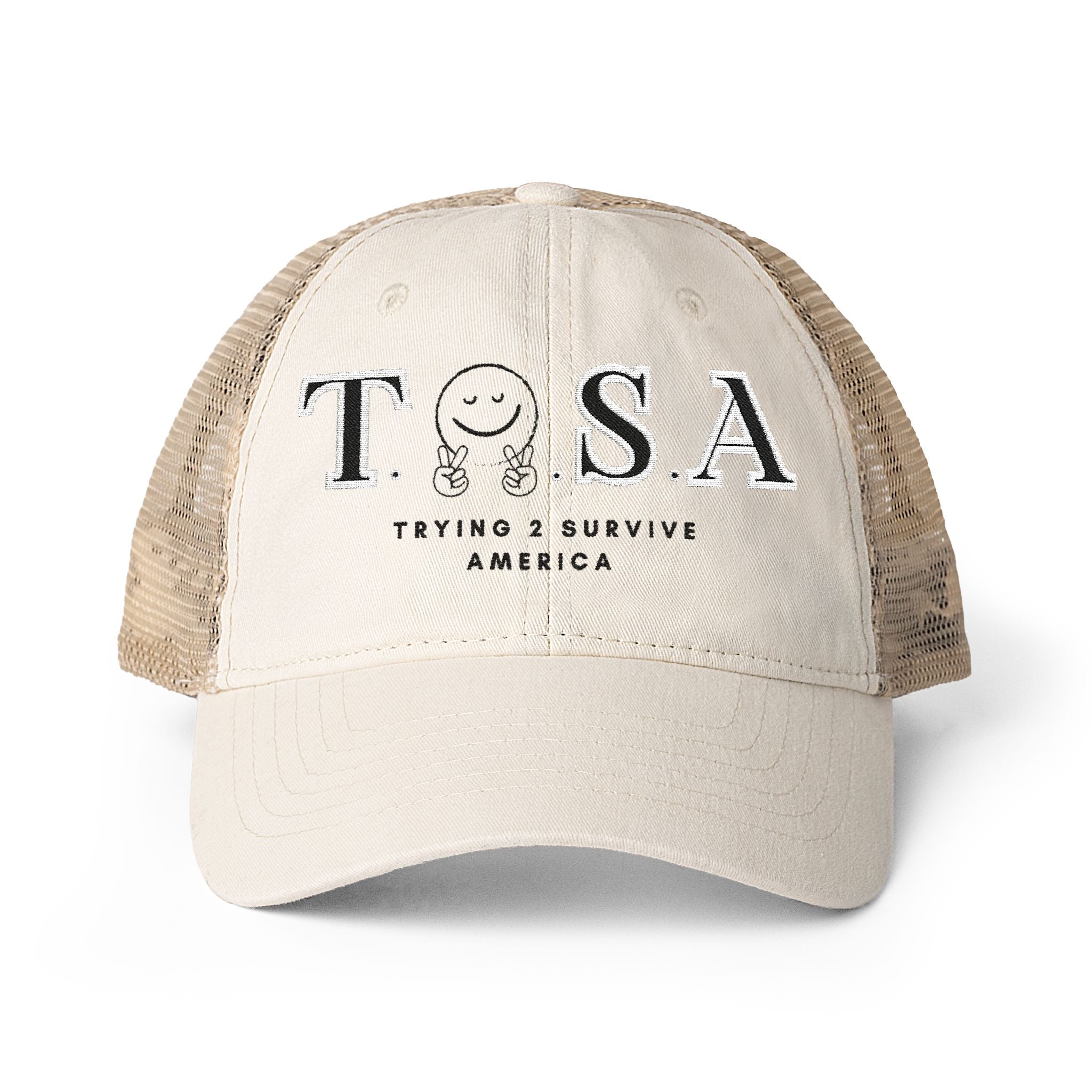 Women's Washed Mesh-Back Cap