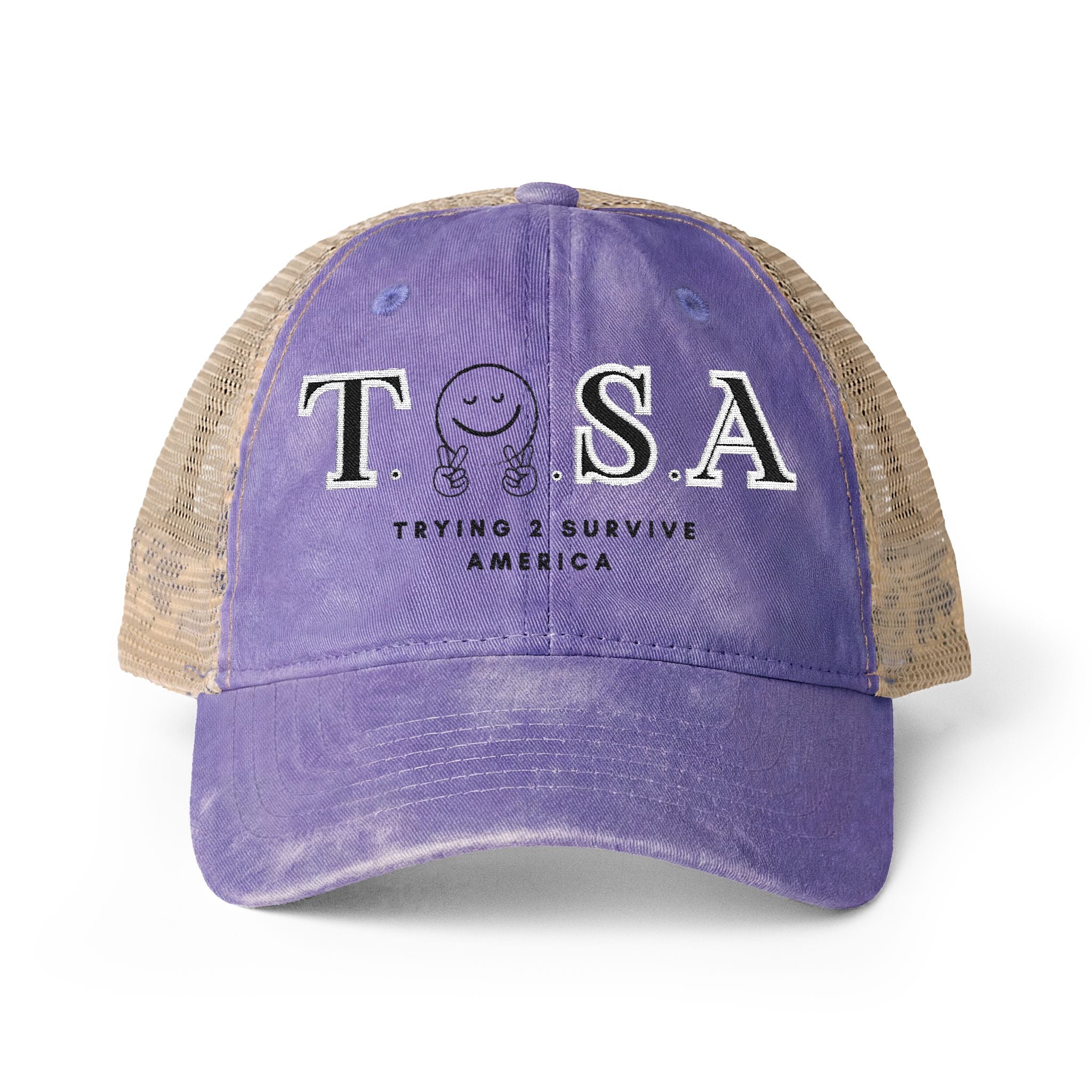 Women's Washed Mesh-Back Cap
