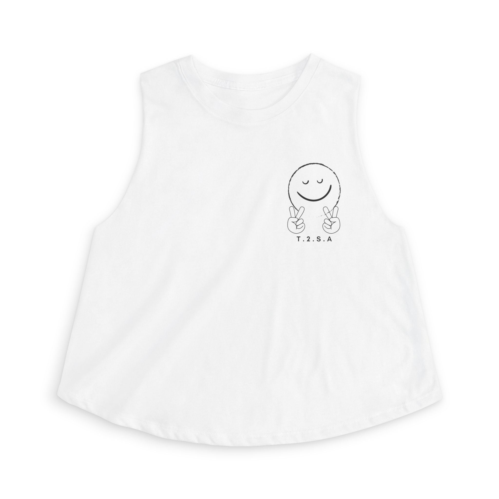 Crop Top Happy Logo