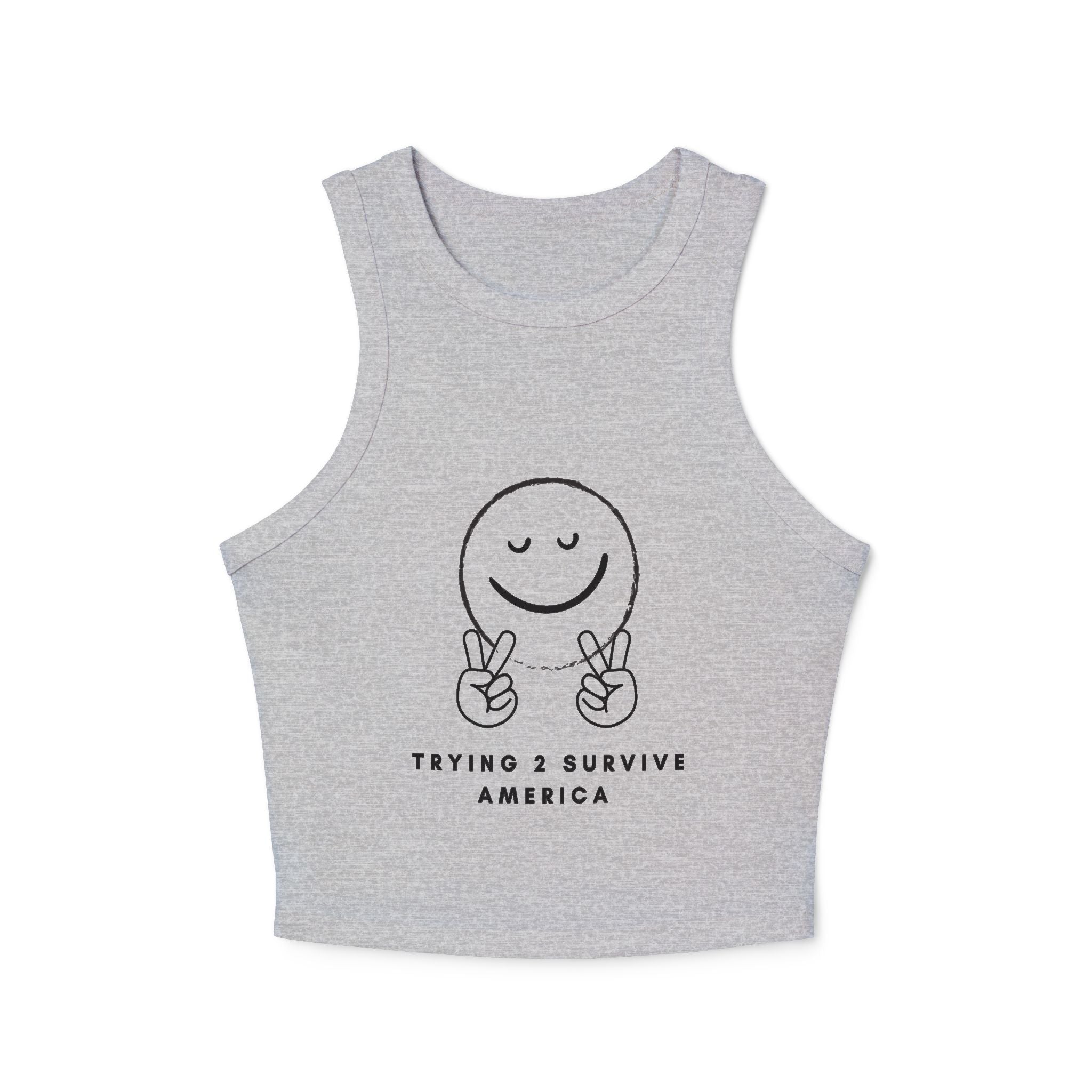 Women's Micro Rib Racer Tank Top
