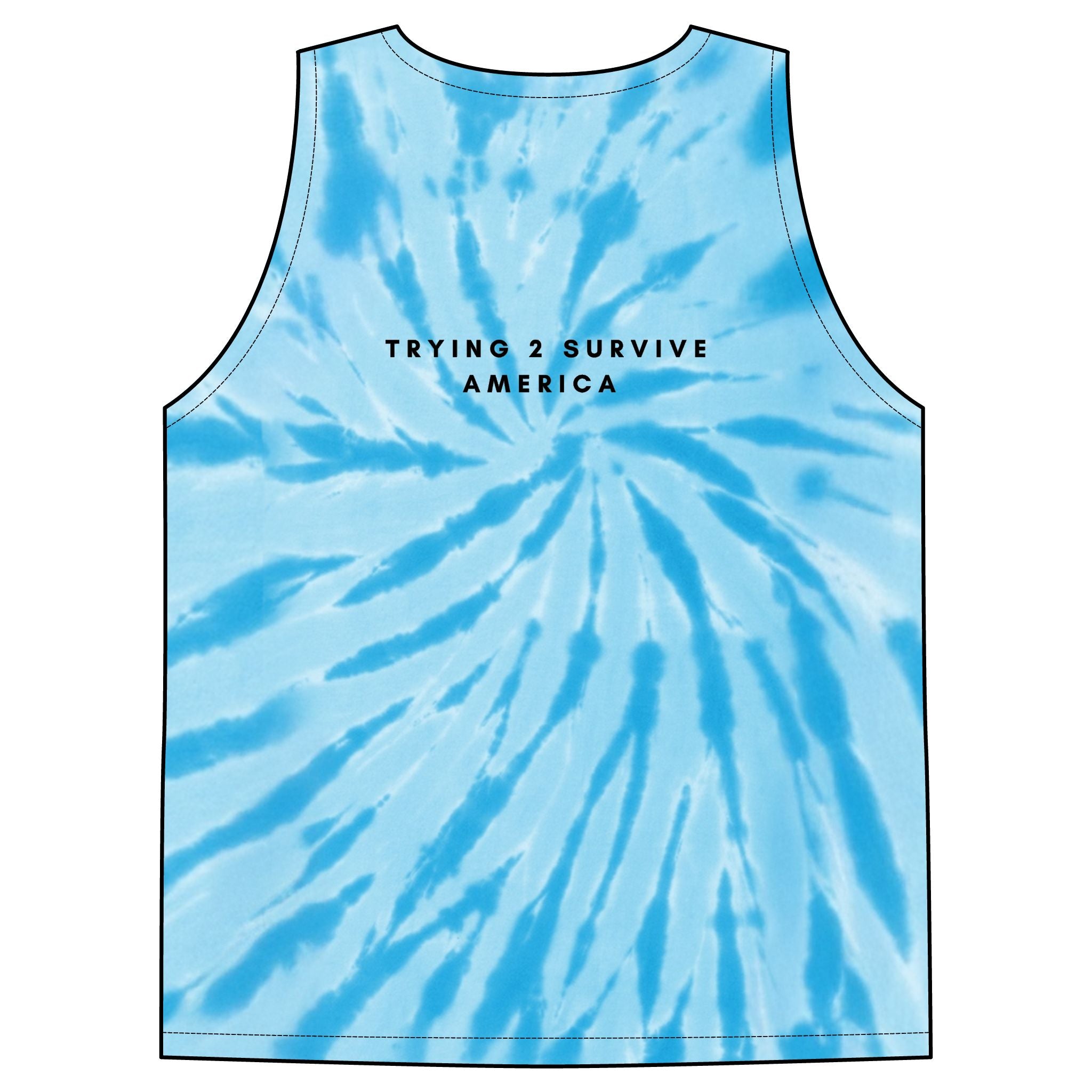 Unisex Tie-Dye Tank Top