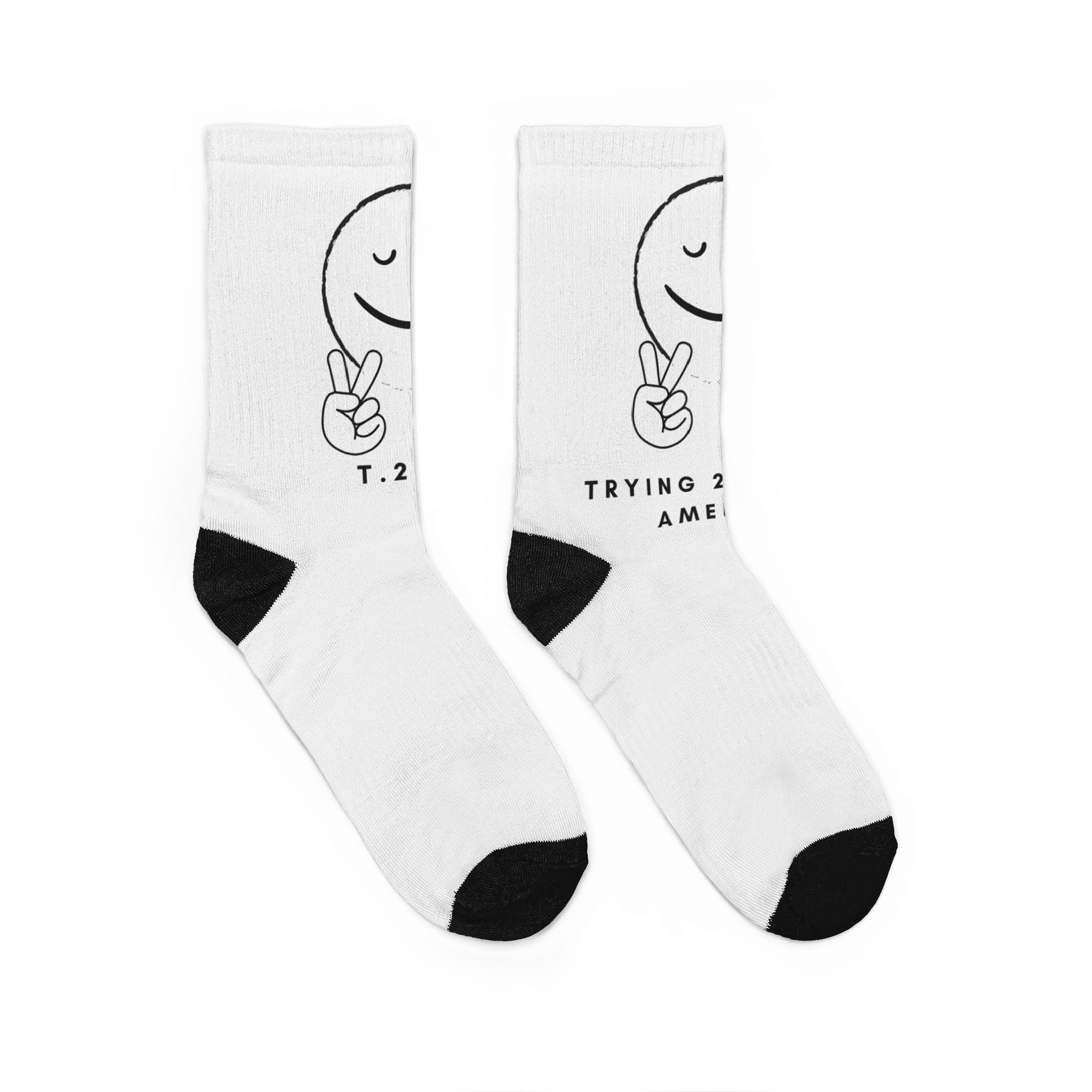 Unisex Padded Crew Socks (DTG)