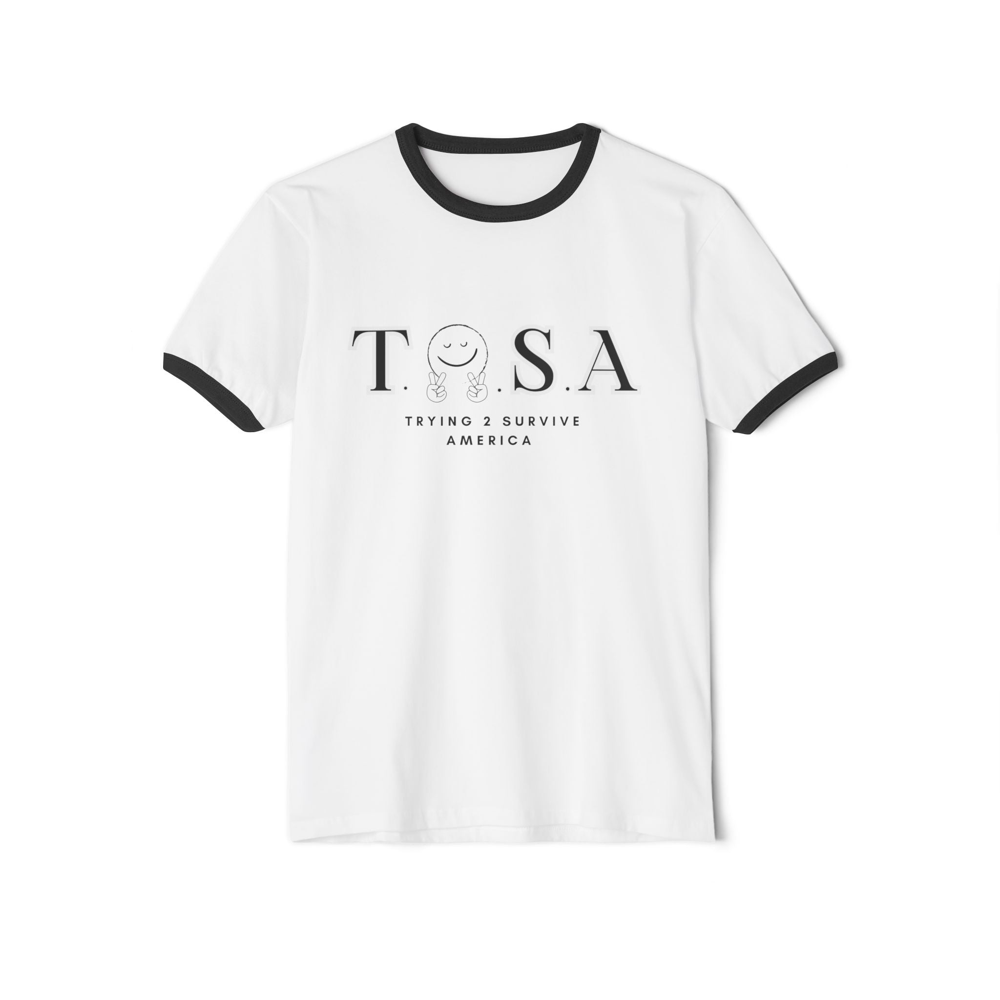 Unisex Cotton Ringer T-Shirt