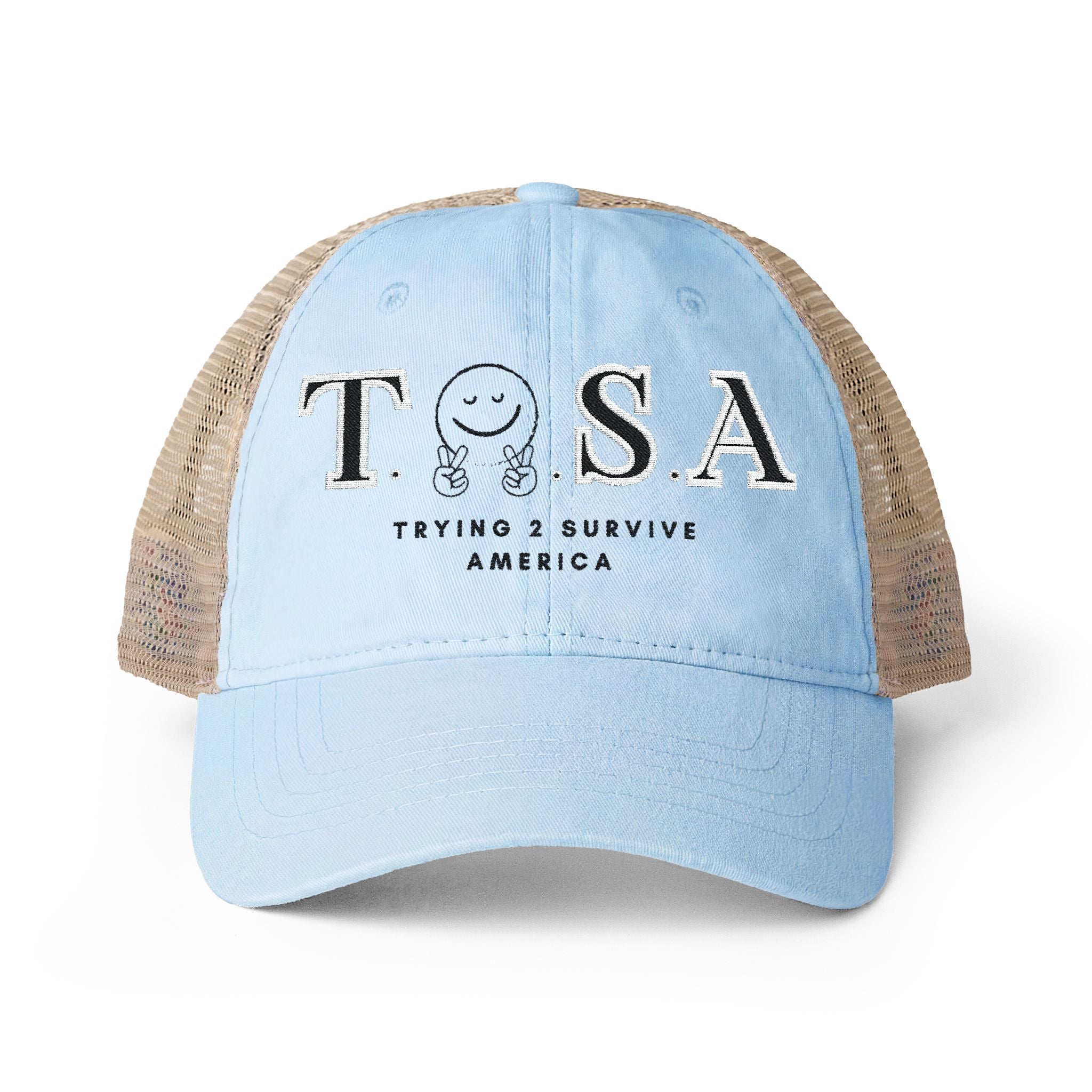 Women's Washed Mesh-Back Cap