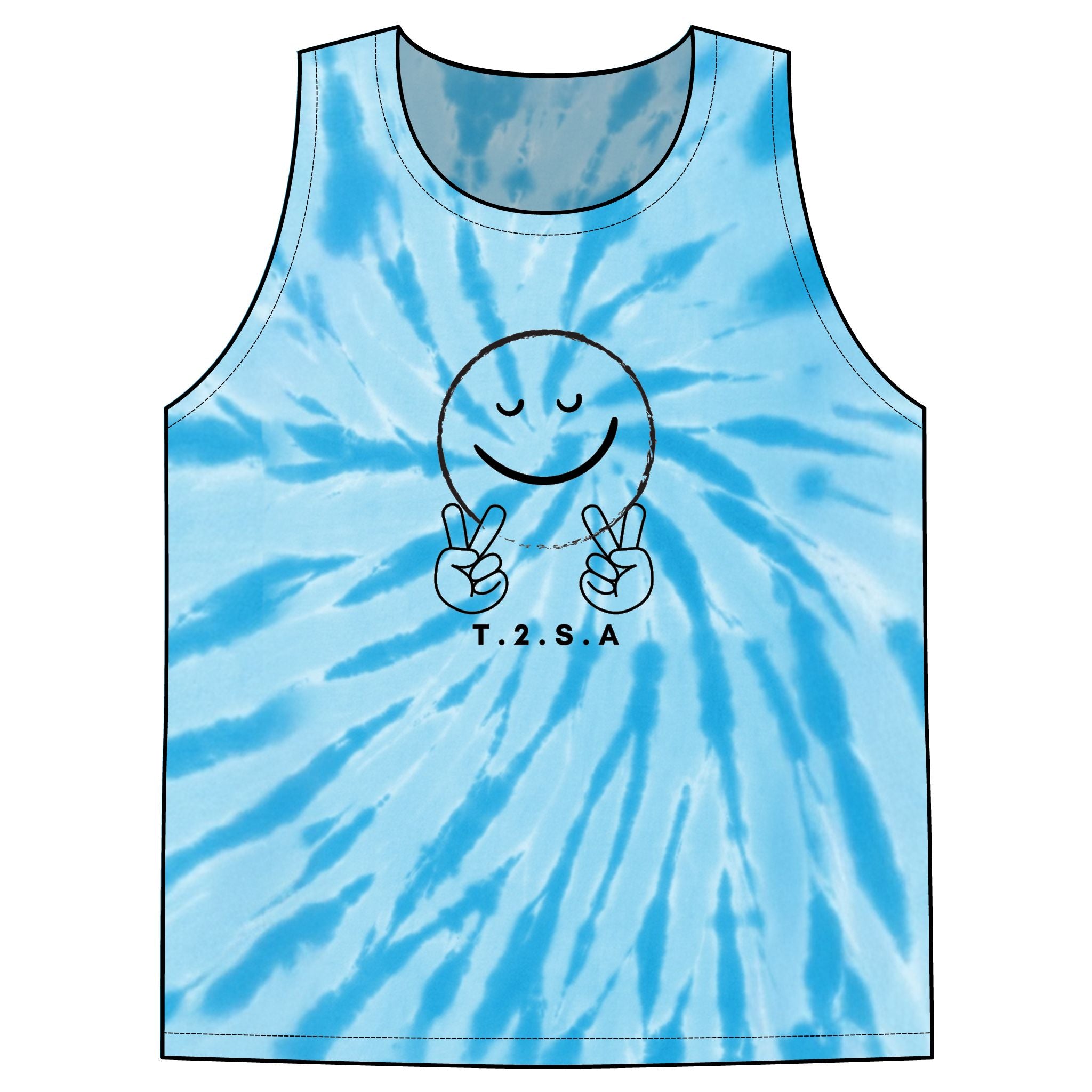 Unisex Tie-Dye Tank Top
