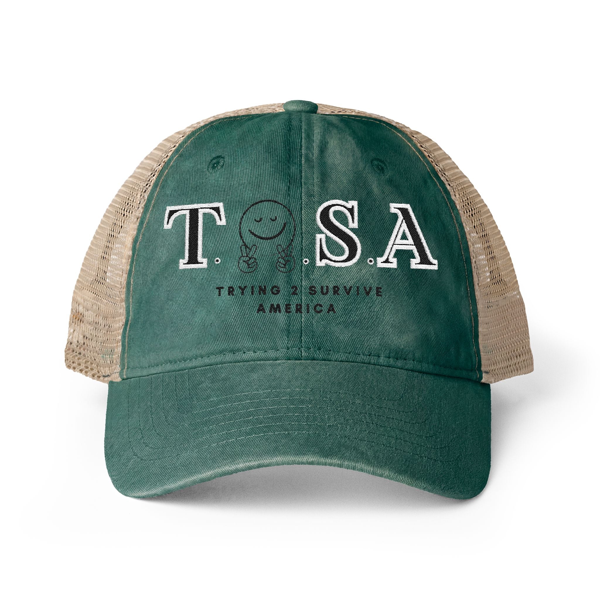 Women's Washed Mesh-Back Cap