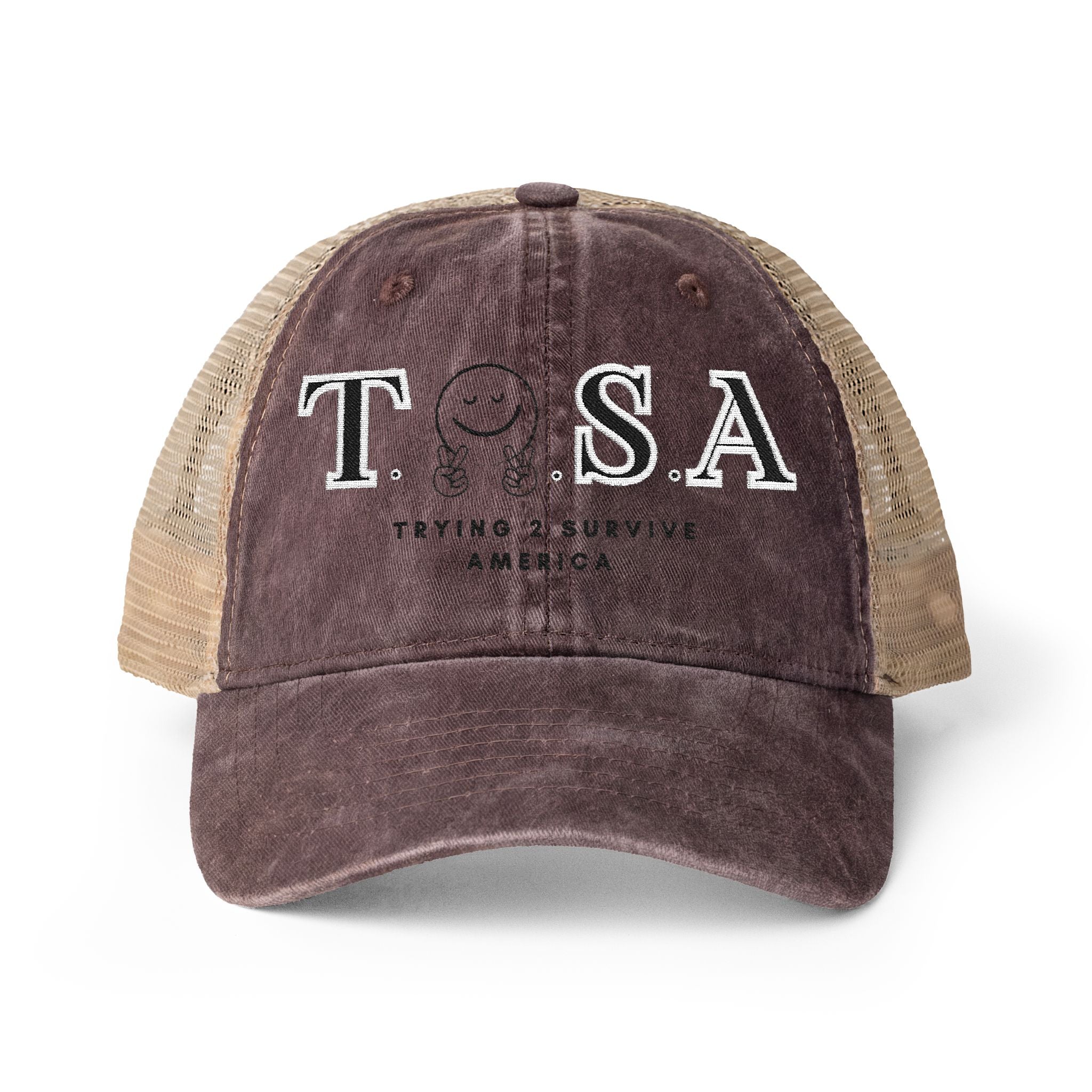 Women's Washed Mesh-Back Cap