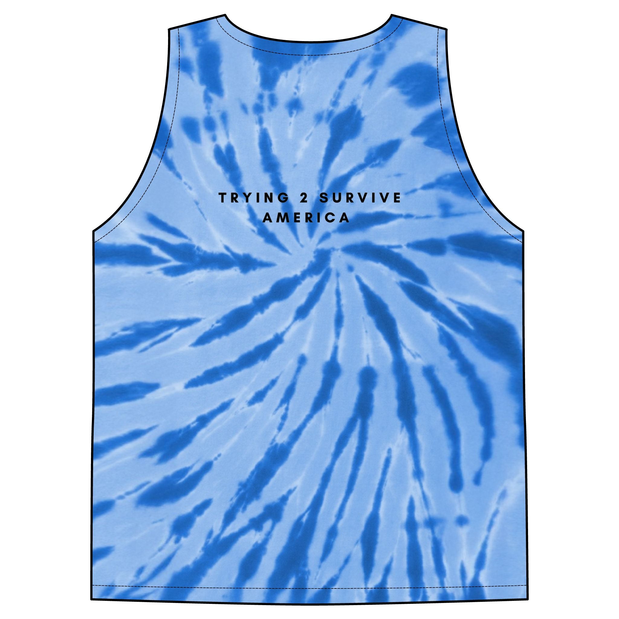 Unisex Tie-Dye Tank Top