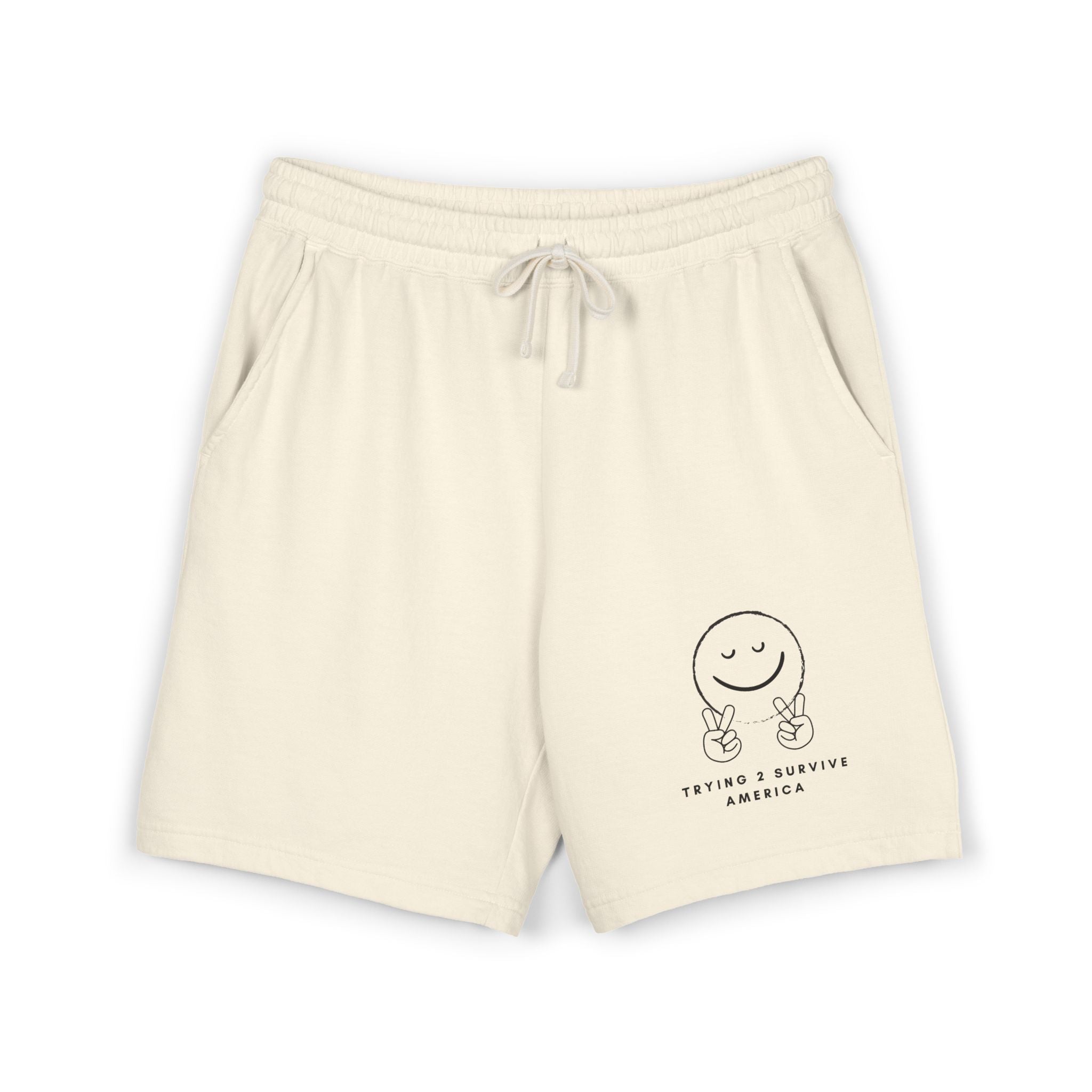 Unisex Garment-Dyed Lightweight Fleece Sweat Shorts