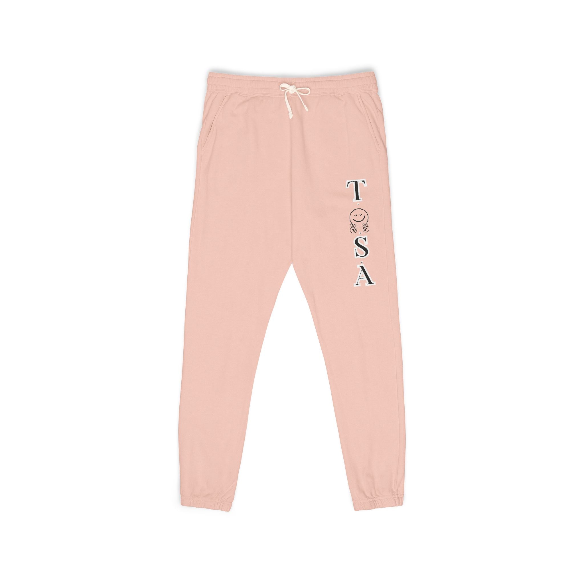 Women Garment-Dyed Fleece Sweatpants