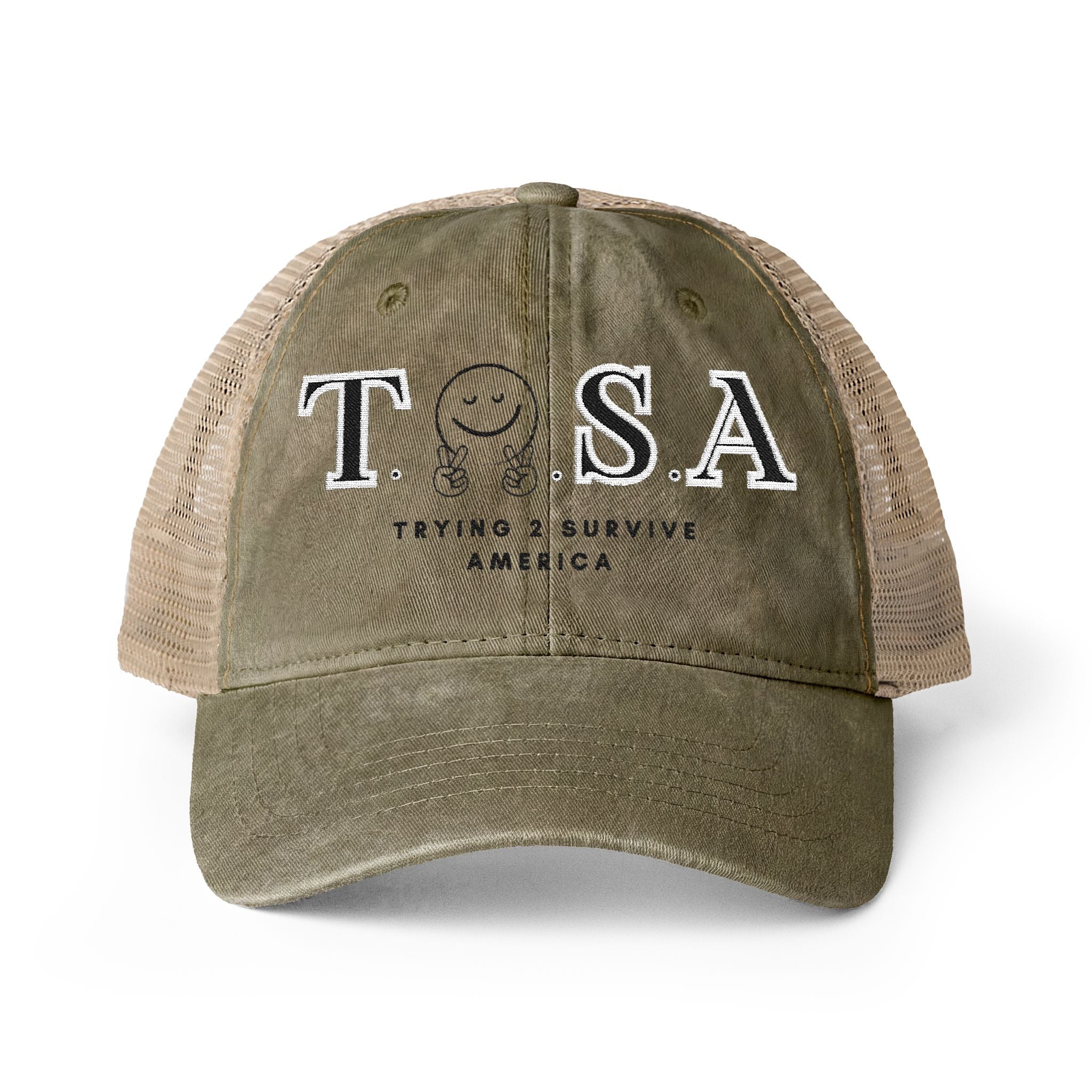 Women's Washed Mesh-Back Cap