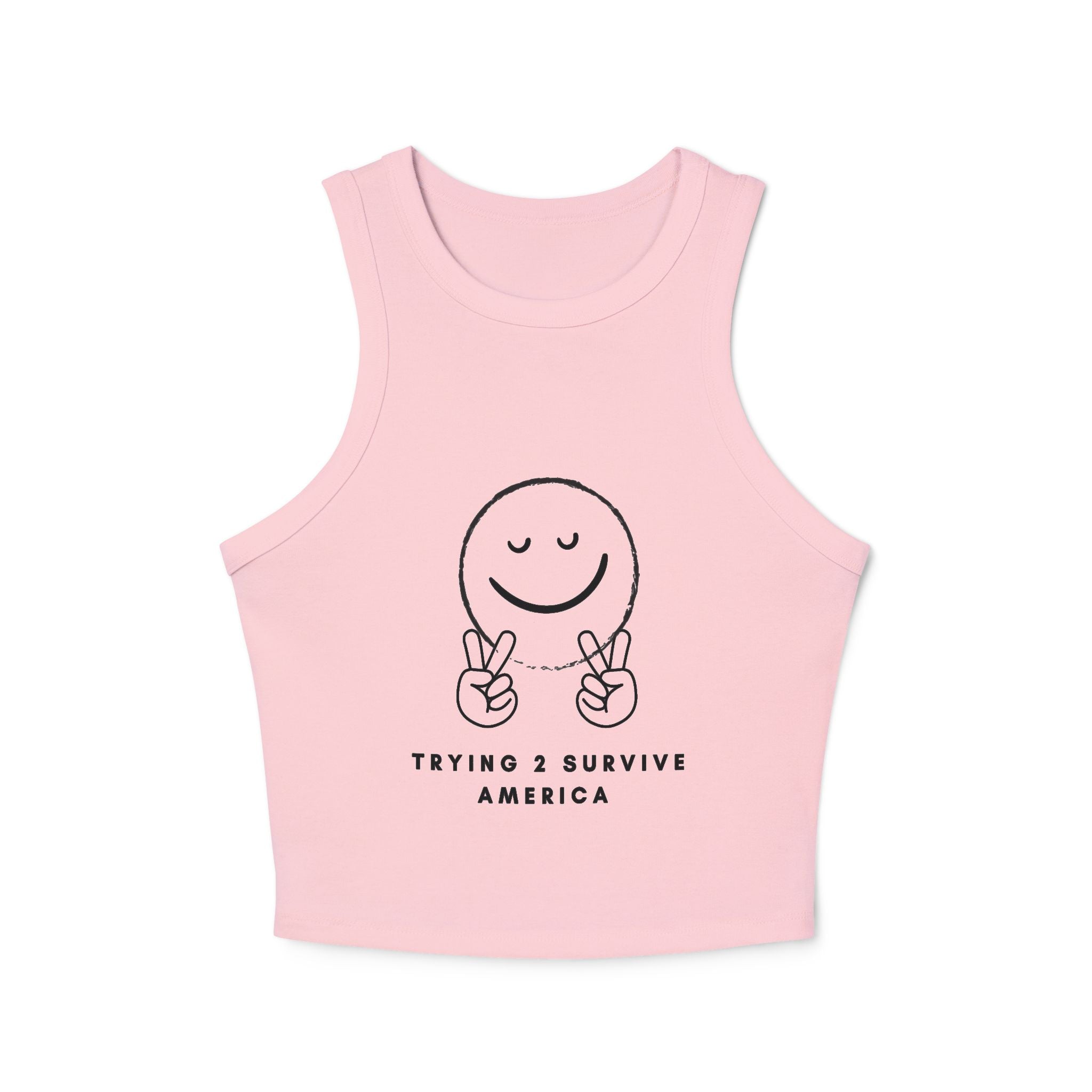 Women's Micro Rib Racer Tank Top