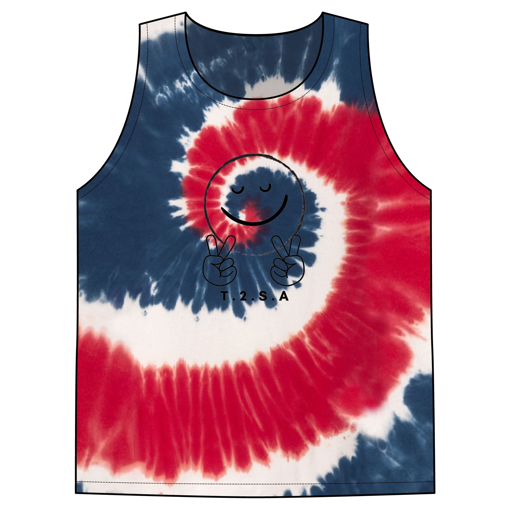 Unisex Tie-Dye Tank Top